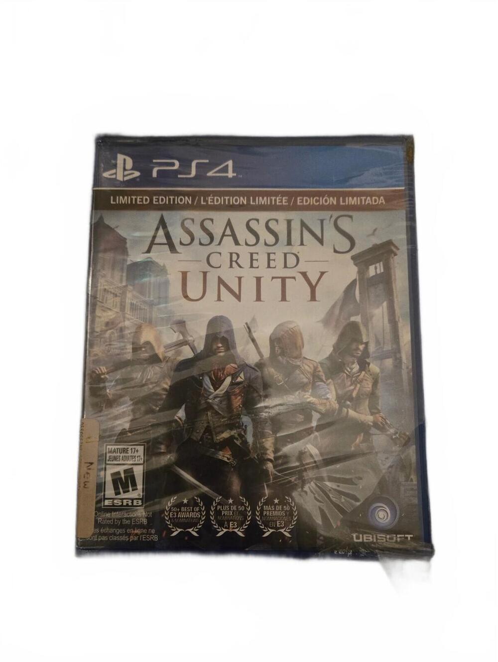 Assassin's Creed Unity Limited Edition PS4 Ubisoft Action Adventure Game Sealed